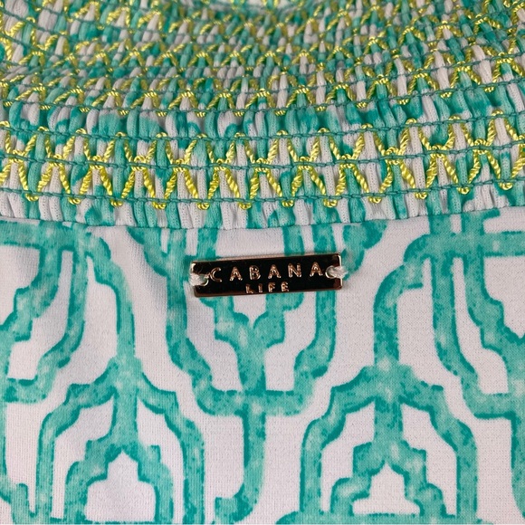 Cabana Life Coastal Cottage Off The Shoulder Dress 50 + UPF protection medium - Picture 9 of 12